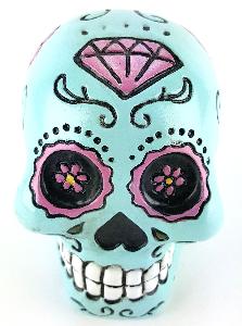 SKULL SUGAR SKULL BLUE